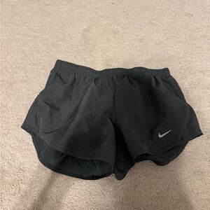 Women grey nike running shorts